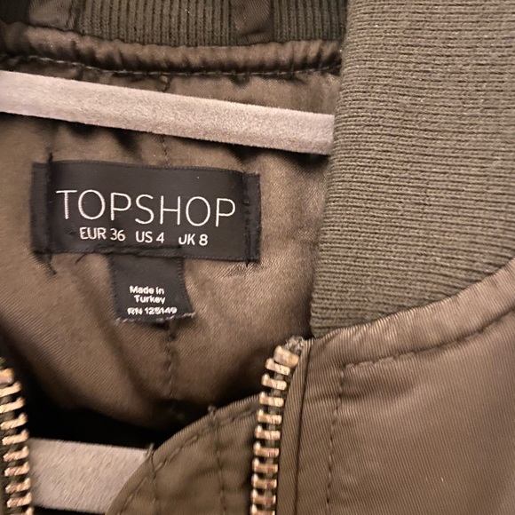 Topshop Bomber Jacket - Picture 2 of 3